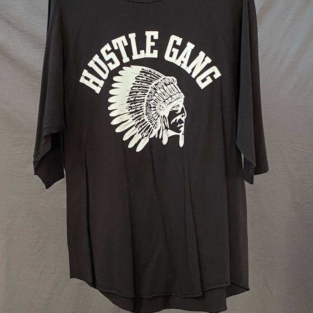 Mens XL 3/4 sleeve black
